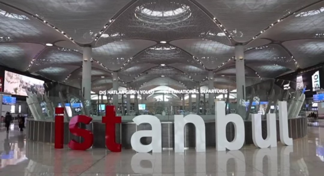 Look at all tourist sites and you will see these vortexes. Everywhere in lobbies, parks, malls, airports. This looks like one in this new Turkish airport, obvious photo lure. The whole top of this building is small domes.