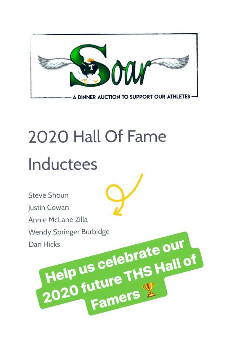 Tumwater Soar Auction and Hall of Fame tweet media