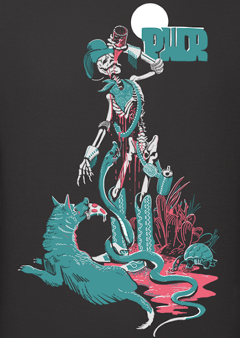 Check out this shirt you can get by supporting our next PWR show! Will you check out our Indiegogo campaign?

igg.me/at/rawhiderave