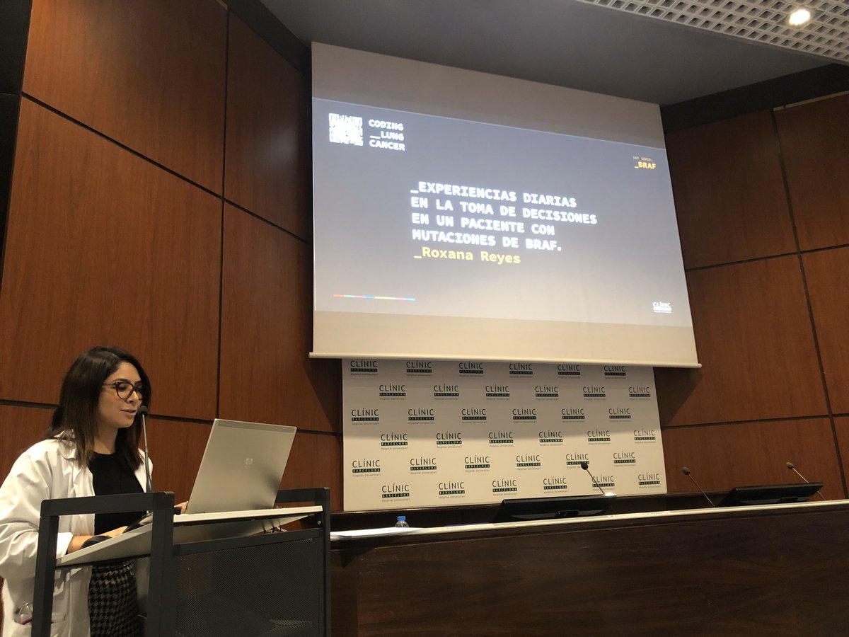lara_pijuan's tweet image. Última parte del #CodingLungCancer con Presentación de casos clínicos de #cancerdePulmón #BRAF mutados por parte de @Ivana_Sullivan del @HospitalSantPau y @Rm_Reyesc del @hospitalclinic 🙌🏻 Estupendas ambas #LCSM #Biomarkers