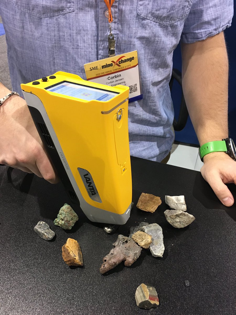 BarrEngineering's tweet image. Our last XRF demo Is happening now. Stop by booth 1003 and watch Corbin in action! @smecommunity #MineXchange2020