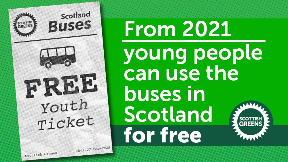 Frankly giddy about free bus travel for the kids. Last time we did a family bus trip it cost £34 and that wasn't even to our nearest large town! Good work @scotgp. #BetterBuses will make a huge difference to young people and low income families in rural areas.