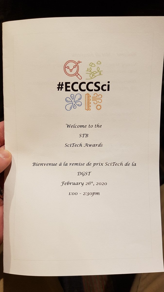 TaylorHarmerEC's tweet image. I&apos;m here at the #ECCCSci tech awards to recognize the amazing job the #OPP team has done. @JasonDuffe @Jonpasher @ValerieWynja Andy, Bhavana, Huili, Lisa, Matt and I are receiving a scientific leadership award. Congratulations to everyone! So #Proud of my #team