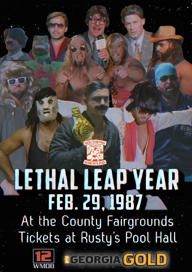 mikejonesradio's tweet photo. Saturday! #LethalLeapYear @WWE #GeorgiaGold https://t.co/ozPFTIWgoq