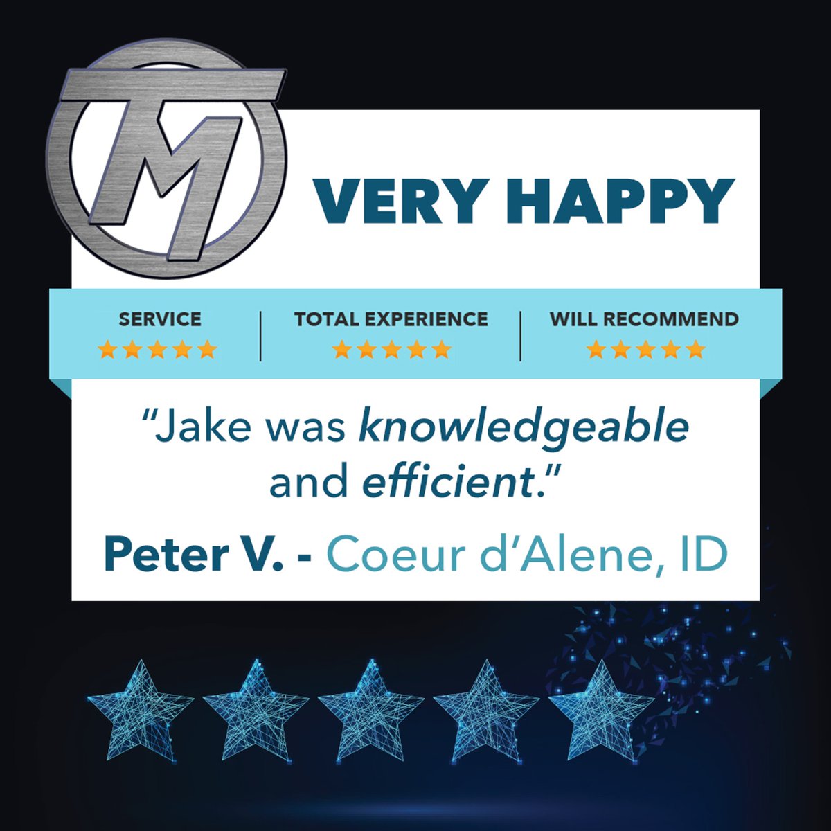 TrademarkMechan's tweet photo. Peter, Thank you so much for your review! We are proud to employ skilled technicians who provide our customers with the best service possible! If you also love #TrademarkMechanical, don't forget to leave us a review! #HVAC https://t.co/01Sp2tjACG