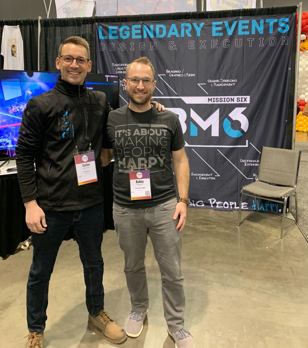 Over in Denver we have our director <a href="/BDutton/">BobbyD</a> at NACA representing GBM6 with a very familiar face, Stefan! 
.
.
.
#naca #engagement #legendary
