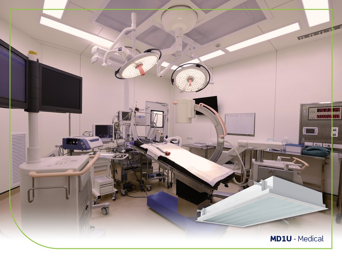 Viscor_social's tweet image. The MD1U series by Certolux is a recessed luminaire suitable for surgical theaters featuring universal housing designed to fit grid and flanged applications. This luminaire features an IP65 rating and is triple gasketed for a reliable seal. 
#Leviton #Viscor #Certolux #medical