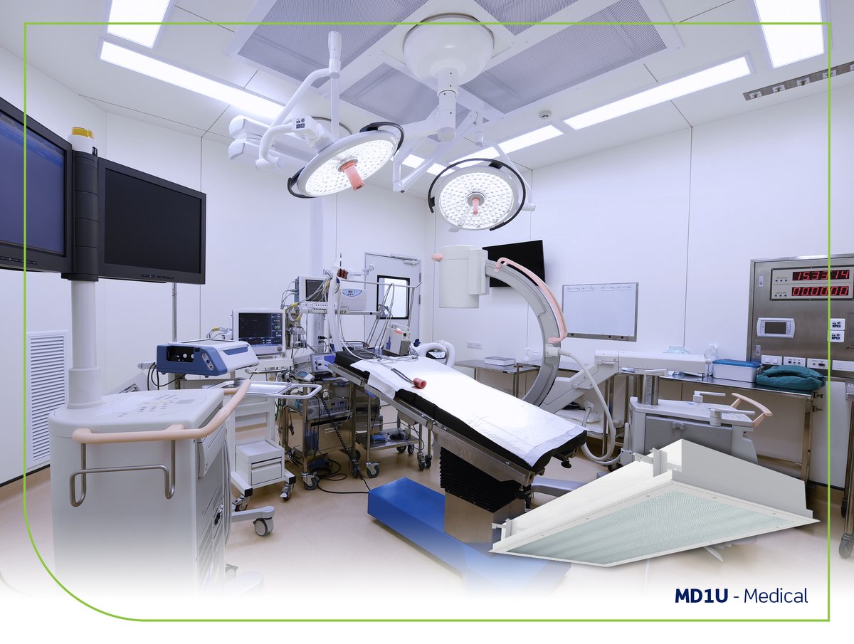 Viscor_social's tweet image. The MD1U series by Certolux is a recessed luminaire suitable for surgical theaters featuring universal housing designed to fit grid and flanged applications. This luminaire features an IP65 rating and is triple gasketed for a reliable seal. 
#Leviton #Viscor #Certolux #medical