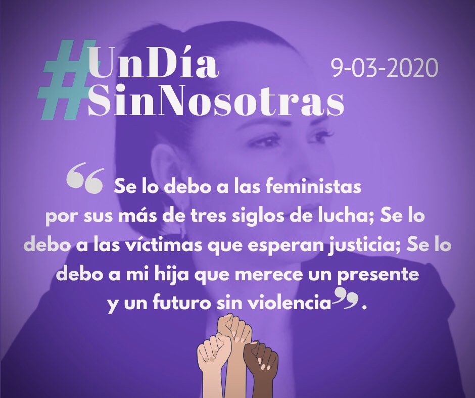 #UnDíaSinNosotras