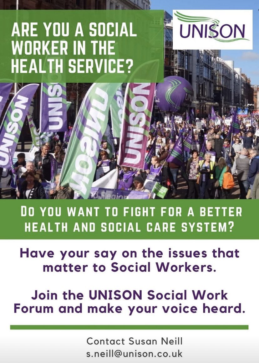 UNISON the union for social workers” reform is coming and UNISON want our members voices in social services to be at the beginning , centre and end of those discussions

Join UNISON today...