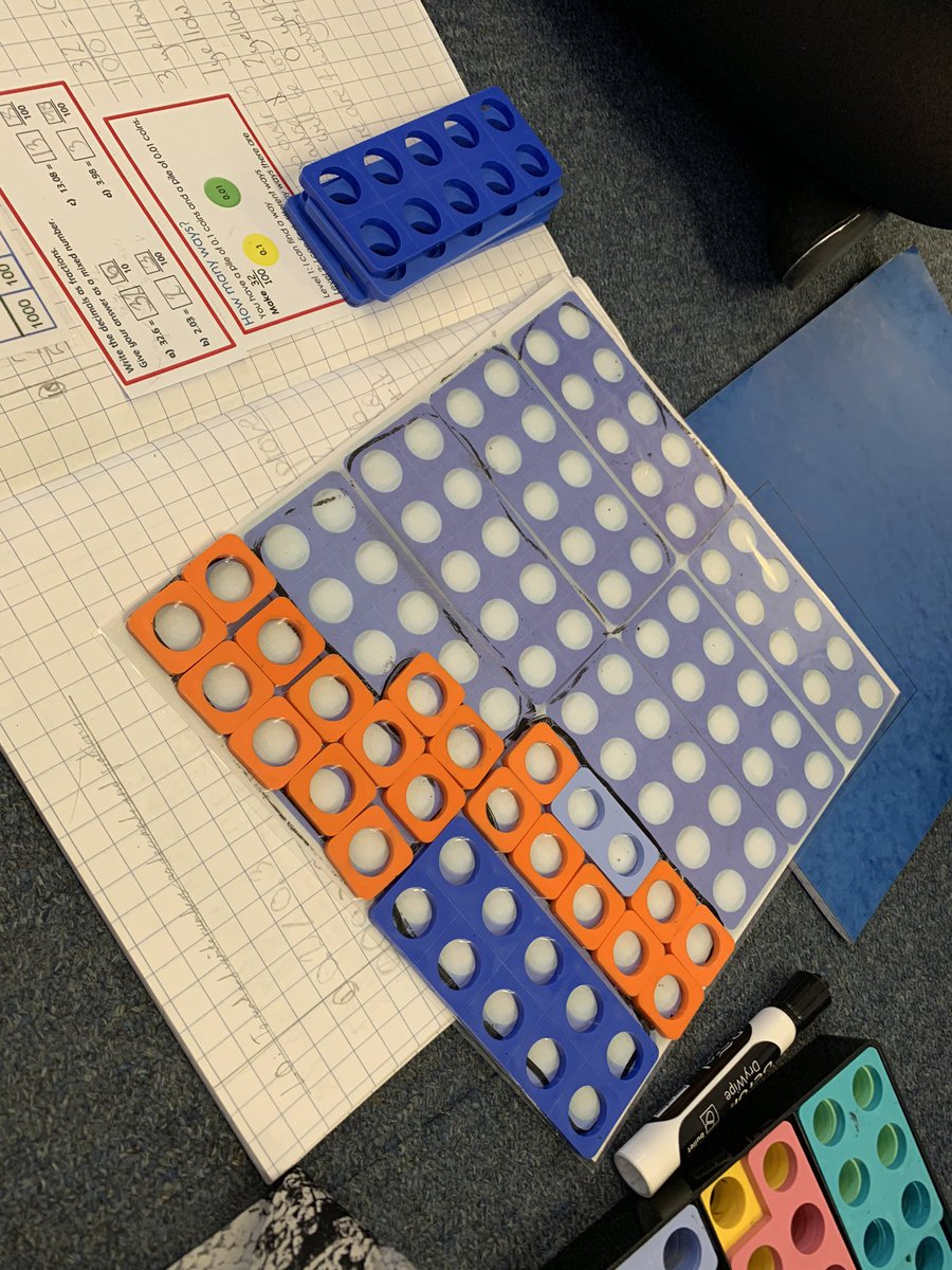 DavisonMiss's tweet photo. #learningpartnergoals The children were keen to show me how they used #numicon to solve this #iseereasoning problem! The Numicon #100square is such a visual support when taking the step from tenths to hundredths!👏🏼 @pdLouiseP @gareth_metcalfe @sharonpeach https://t.co/eSo0x0rian
