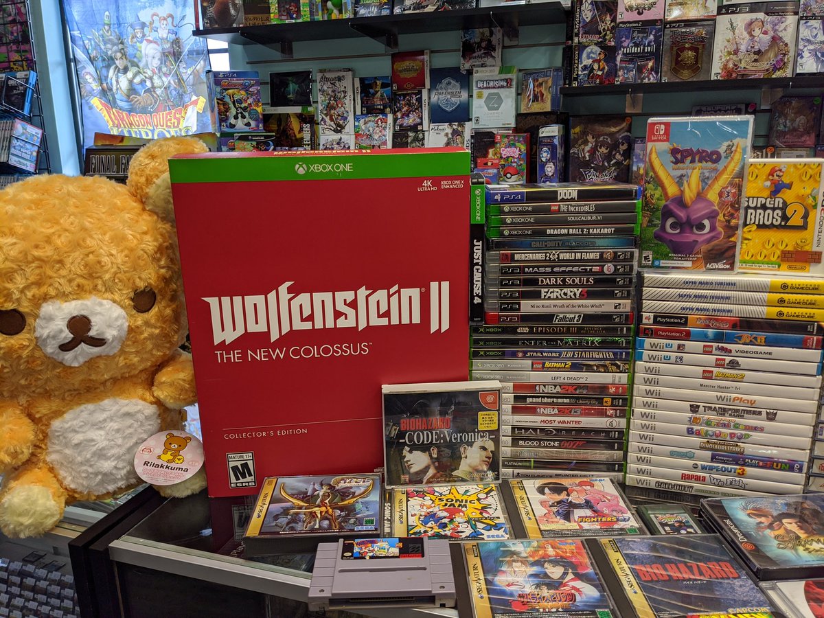 VGTPFlorida's tweet photo. New today! 2/26/20
#kirby #rilakkuma #wolfenstein #saturn #spyro #D #Astal #PrimalRage #Darius #StreetFighter #sonic #NightsIntoDreams #supermariosunshine #darkcloud #shenmue #xmen #doom #pensacola #florida #VGTPflorida https://t.co/5QGSZ1ARvv