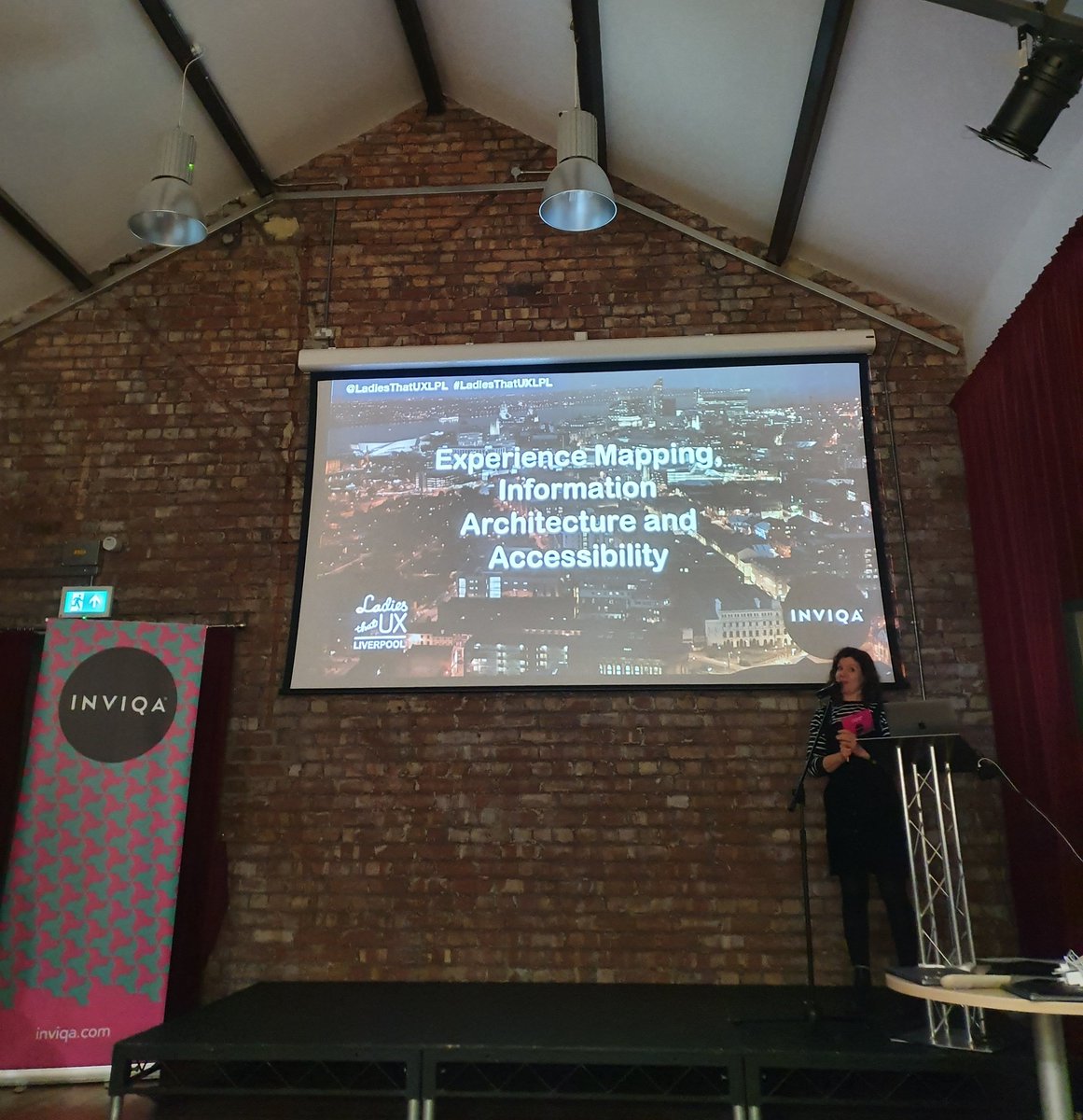Woohoo, happy 2nd birthday <a href="/LadiesthatUXLPL/">Ladies that UX Liverpool</a> 🥳 Great to be here this evening. Learning, thinking.
