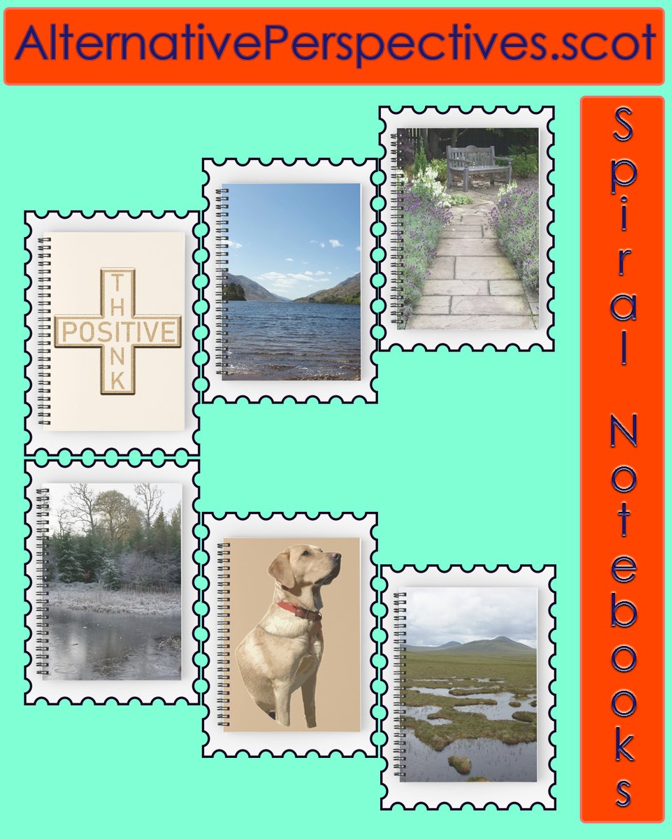 Have you seen our range of #spiral #notepads? 

Available in a wide range of #designs from:
redbubble.com/people/siobhan…

#shopscotland #redbubbleartist #notebooks #indycreative #indyartist #indyphotographer #shopindy #think #positive #wellbeing #garden #pond #peatland #loch