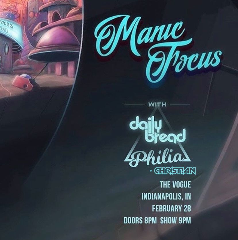 Don't miss <a href="/ManicFocus/">JmaC</a> with @rhettwhatley, #Philia &amp; <a href="/ChristianTheDJ1/">Christian the DJ</a> THIS FRIDAY at <a href="/TheVogue/">The Vogue Theatre</a>! 🔥 Full info: buff.ly/2VhBK0w - Still need tix? Tomorrow during #AlteredThurzdaze at <a href="/TheMousetrap/">The Mousetrap</a> is your last chance to snag 'em without the fees - $18!🤘