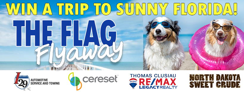 theflagwzfg's tweet photo. Don't forget to stop by the Fargo Air Museum tonight at 5:30pm Go to https://t.co/evrdebbJ5o for a final chance entry!
Flag Fly Away sponsors:
I-29 Automotive Service and Towing
@WeAreCereset 
Re/Max Legacy Reality 
North Dakota Sweet Crude https://t.co/uxjO9Ri5Um