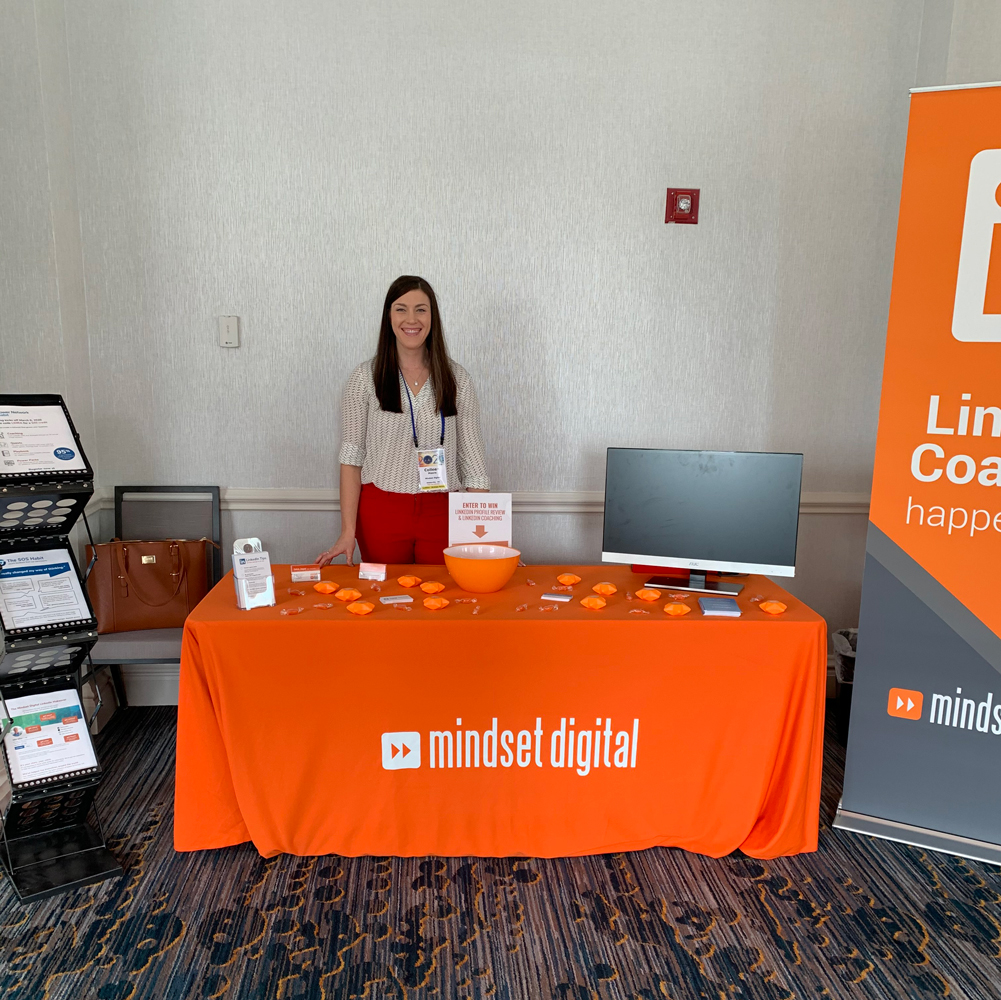 mindsetdigital's tweet photo. Have you stopped by our Coaching Lab at #DistributionConf? Come see us during the afternoon break and we’ll show you five fast fixes for your LinkedIn profile right now, and how you can go even deeper with the Power Network Habit. https://t.co/2Bu9cwaCEm
