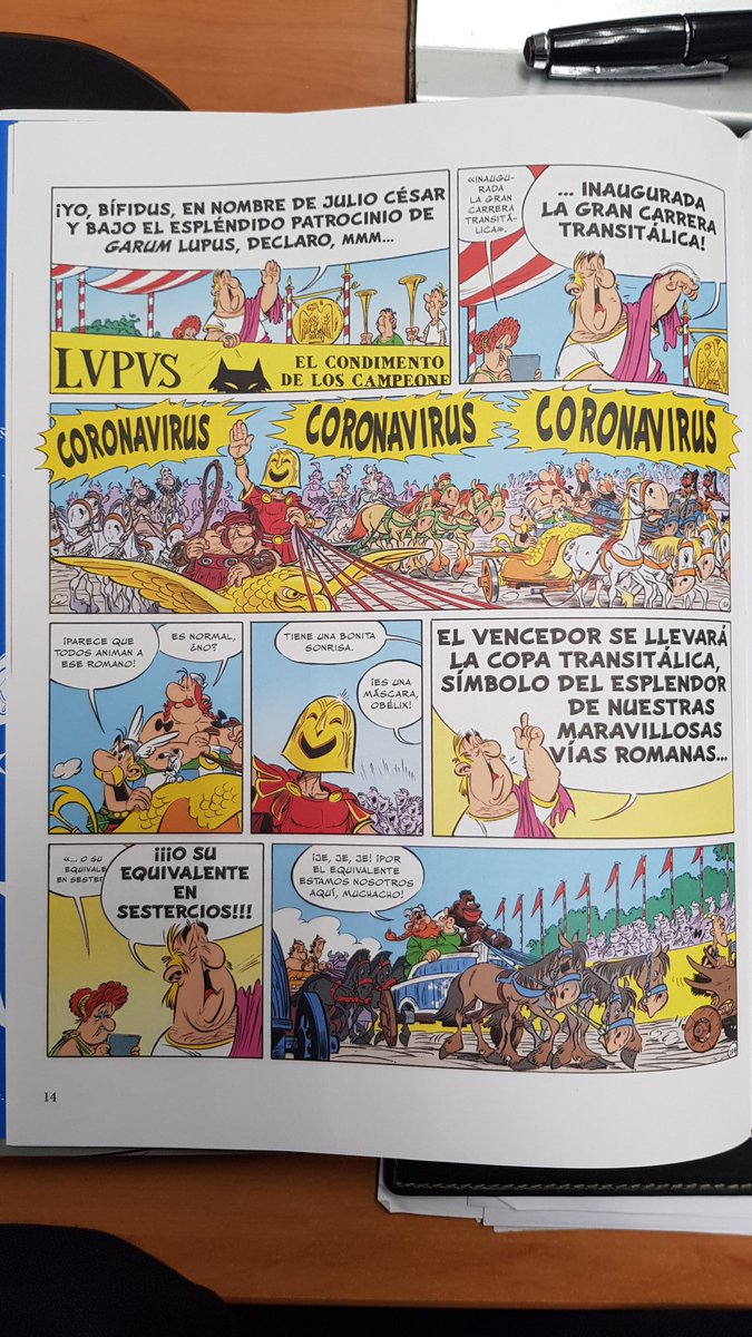 pepefreire1's tweet image. Astérix Año 2017 Coronavirus
Cómic Asterix en Italia, año 2017. VISIONARIOS!!