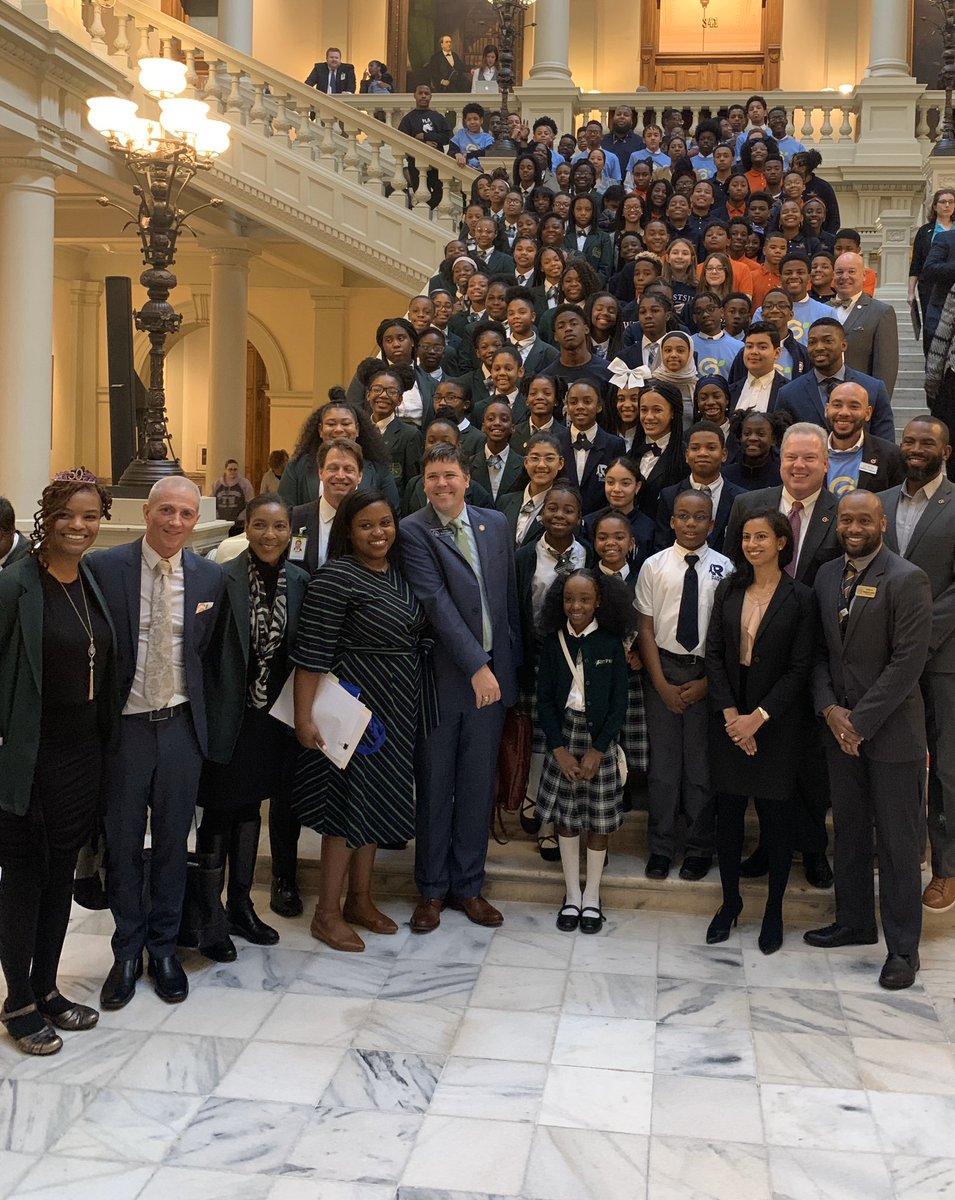 RashaunKemp's tweet photo. What a day! Charter School Advocacy Day 2020 is now a wrap. Successful day speaking to our legislators! #gacharterswork https://t.co/uCQdW5Ql8m
