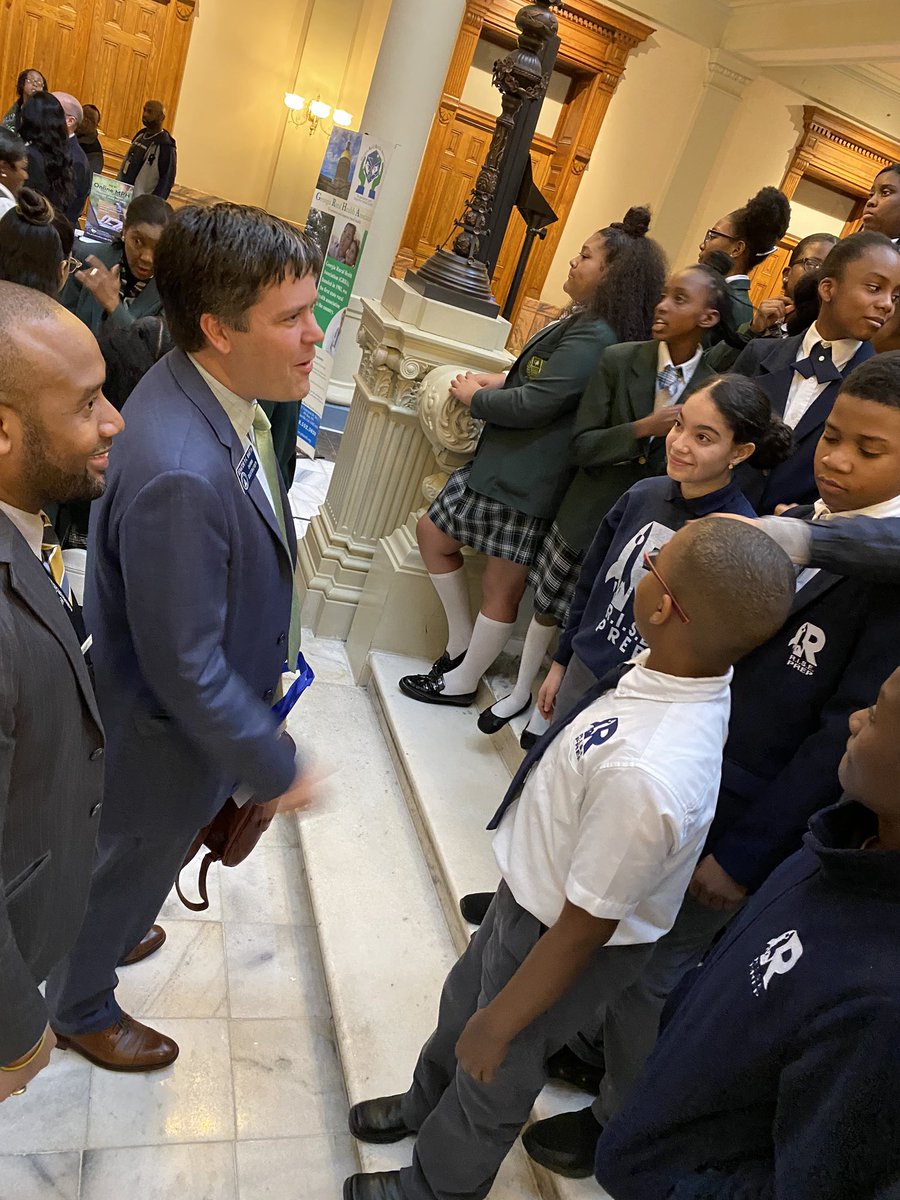RashaunKemp's tweet photo. What a day! Charter School Advocacy Day 2020 is now a wrap. Successful day speaking to our legislators! #gacharterswork https://t.co/uCQdW5Ql8m