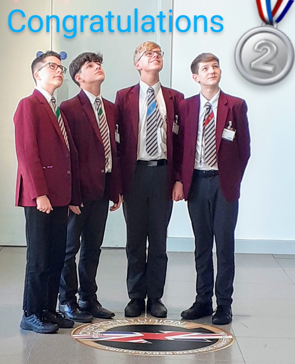 STACC_CS_ICT's tweet photo. We have had a fantastic time here in London for the CyberCenturion competition... well done boys - let's get ready for next year! @Cyberchallenge @swrccu #CyberCenturion #cybersecurity https://t.co/6bo5AT7a6b