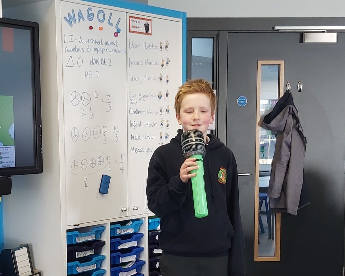 FoxCovertPS's tweet image. We love to share what we have learned in #p7fcps! Especially when there is a &apos;microphone&apos; 🎤