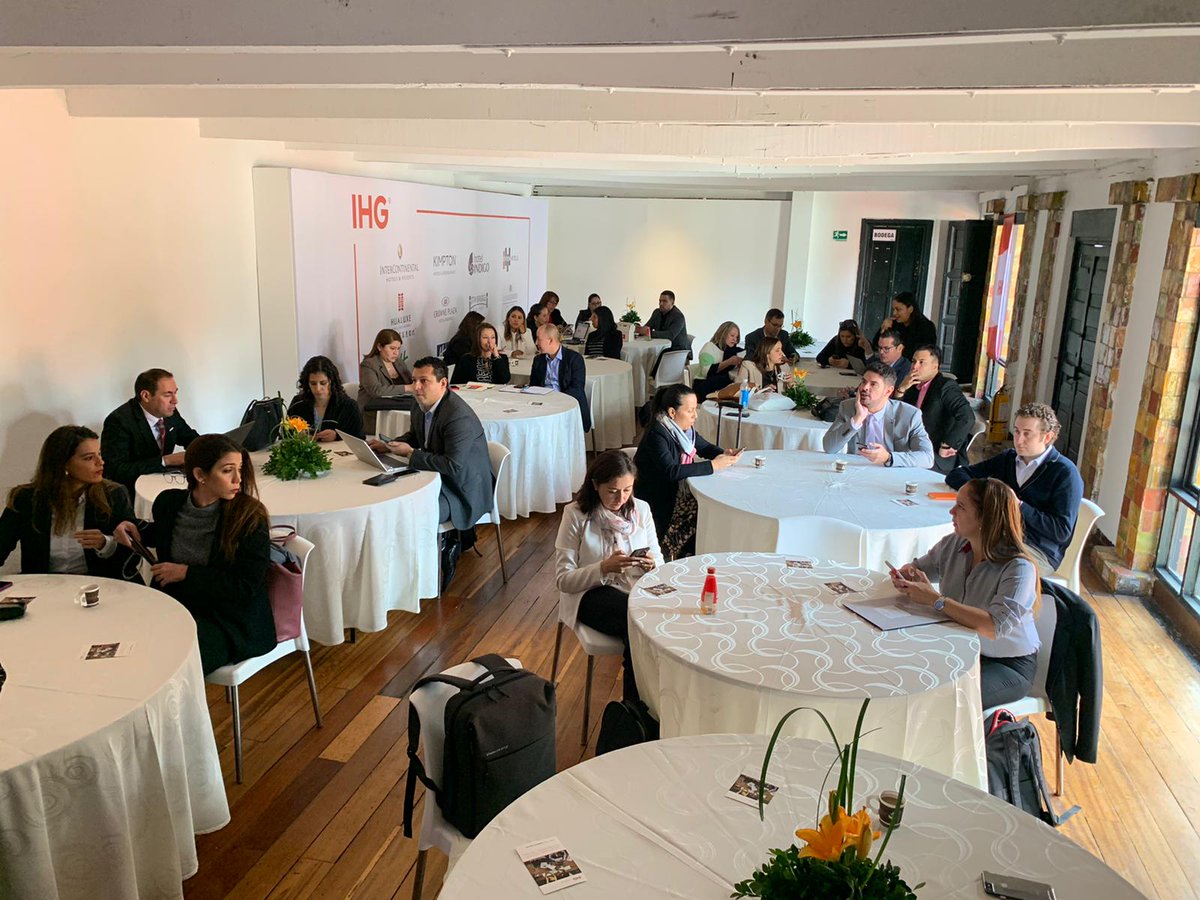 IHG_MLAC's tweet photo. Yesterday, we celebrated the third @IHG Commercial Exchange in Bogotá, Colombia, which connected our hotels with key corporate clients and travel agents in this booming market. Thank you to all who participated in this wonderful event. https://t.co/pDrnCXJrz4