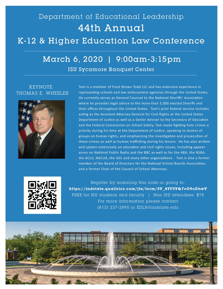 ISU Dept of Educational Leadership tweet media