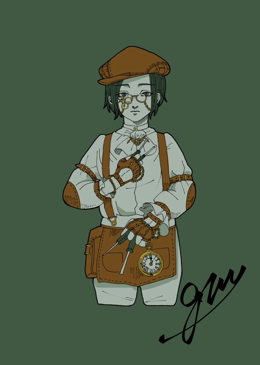 完成 スチームパンク イラスト好きさんと繋がりたい Rtで私を有 生ごみのイラスト