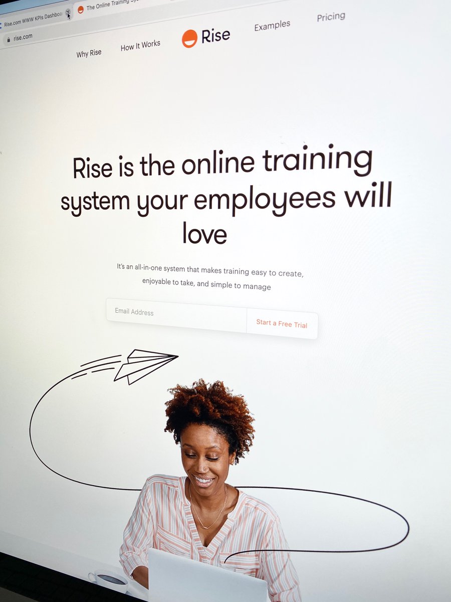 I couldn't be more proud today. Our amazing team launched Rise.com, a game changer for online training. Rise is the all-in-one online training system your employees will actually love. Makes online training easy to create, enjoyable to take, and simple to manage.