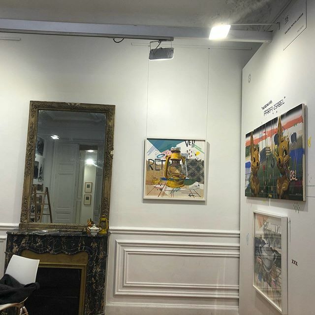 Empezando Drawing Room!! #drawingroomfair #pepitalumiet #arte #dibujocontemporaneo