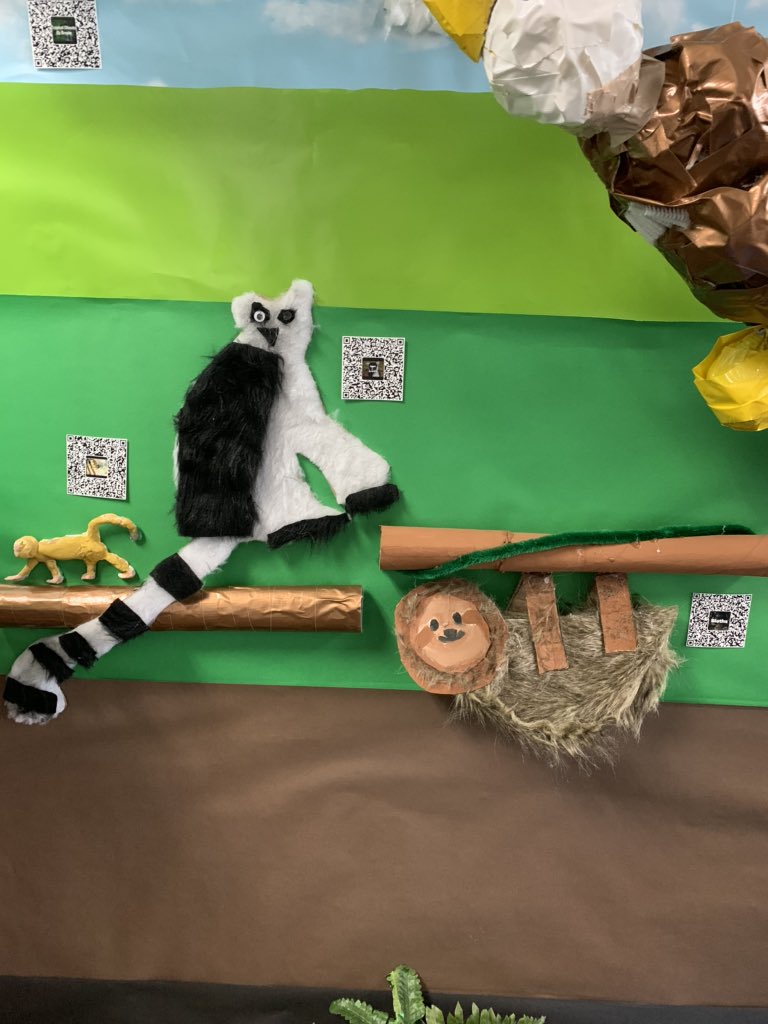 mscottie1's tweet photo. 5th grade’s incredible biome project! @LHPclassroom @lhp5thgrade @EmilyBlomquist2 #qrcodes #designthinking #PBL https://t.co/9ZWkas0YTH