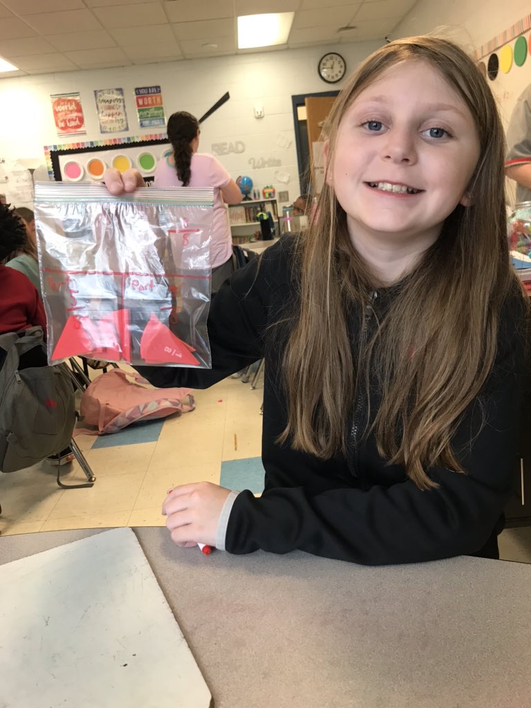MrsClarkPVES's tweet photo. These kiddos had a blast making their Sandra Goff part-part-whole bags! https://t.co/sJCJuphgYB