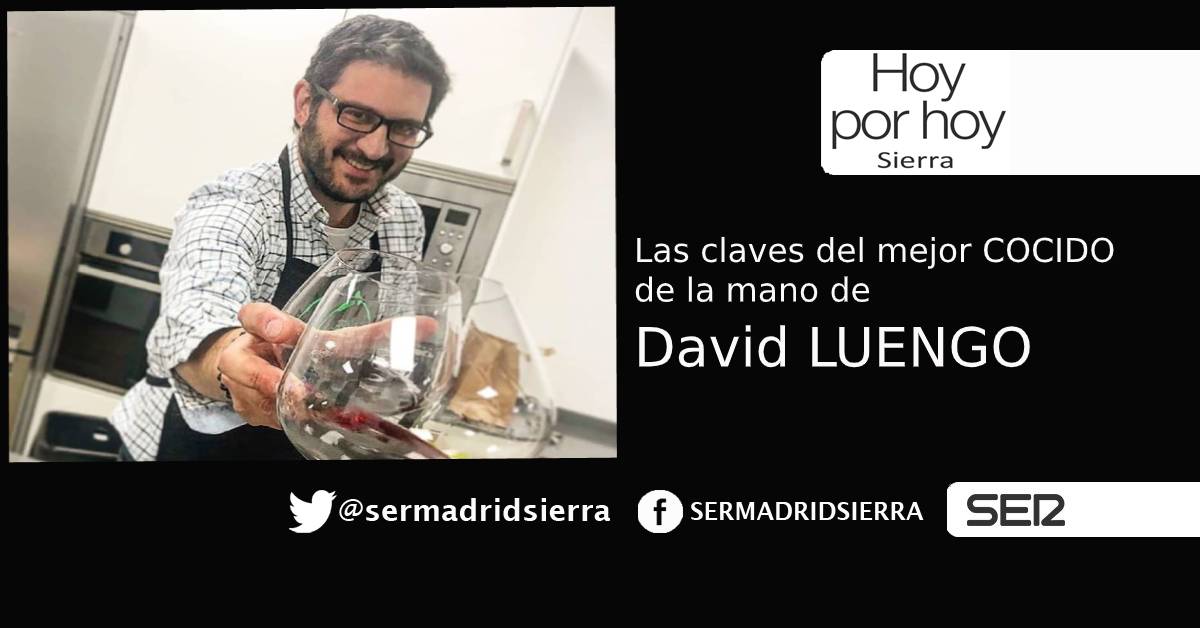 sermadridsierra's tweet photo. HOY POR HOY SIERRA
▶️AUDIO
Es la primera vez que David Luengo @coci_en_guada participa en las Jornadas del #CocidoMadrileño. Y va a encargarse de dar a conocer las claves para elaborar un buen Cocido.
https://t.co/OvRdwMqDiH https://t.co/6vMKyoT1EY