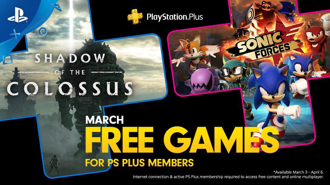 PS Plus Free Games March 2020