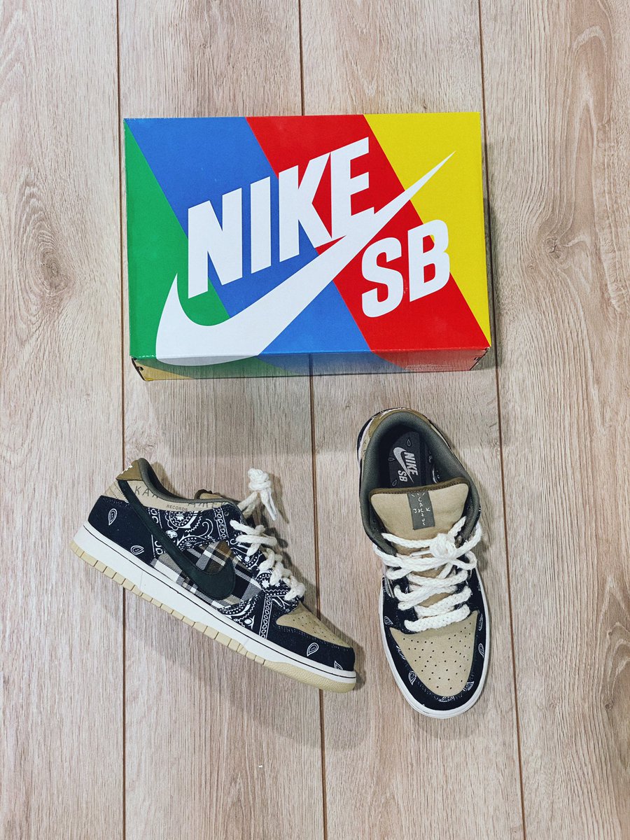 travis scott sb dunk box