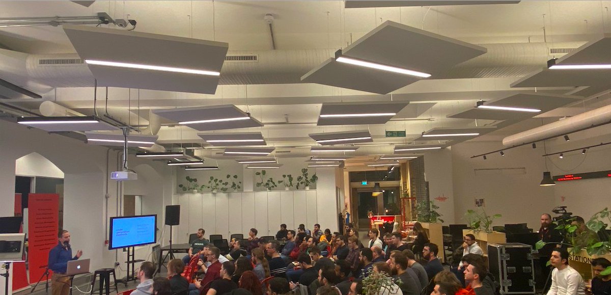Tonight's sold-out LONDROID event at Depop HQ in partnership with <a href="/londroid/">Londroid</a>.
Talks from Csaba Kozák, Be-Wen Ko and Victor Canato.
#android #mobile #meetup