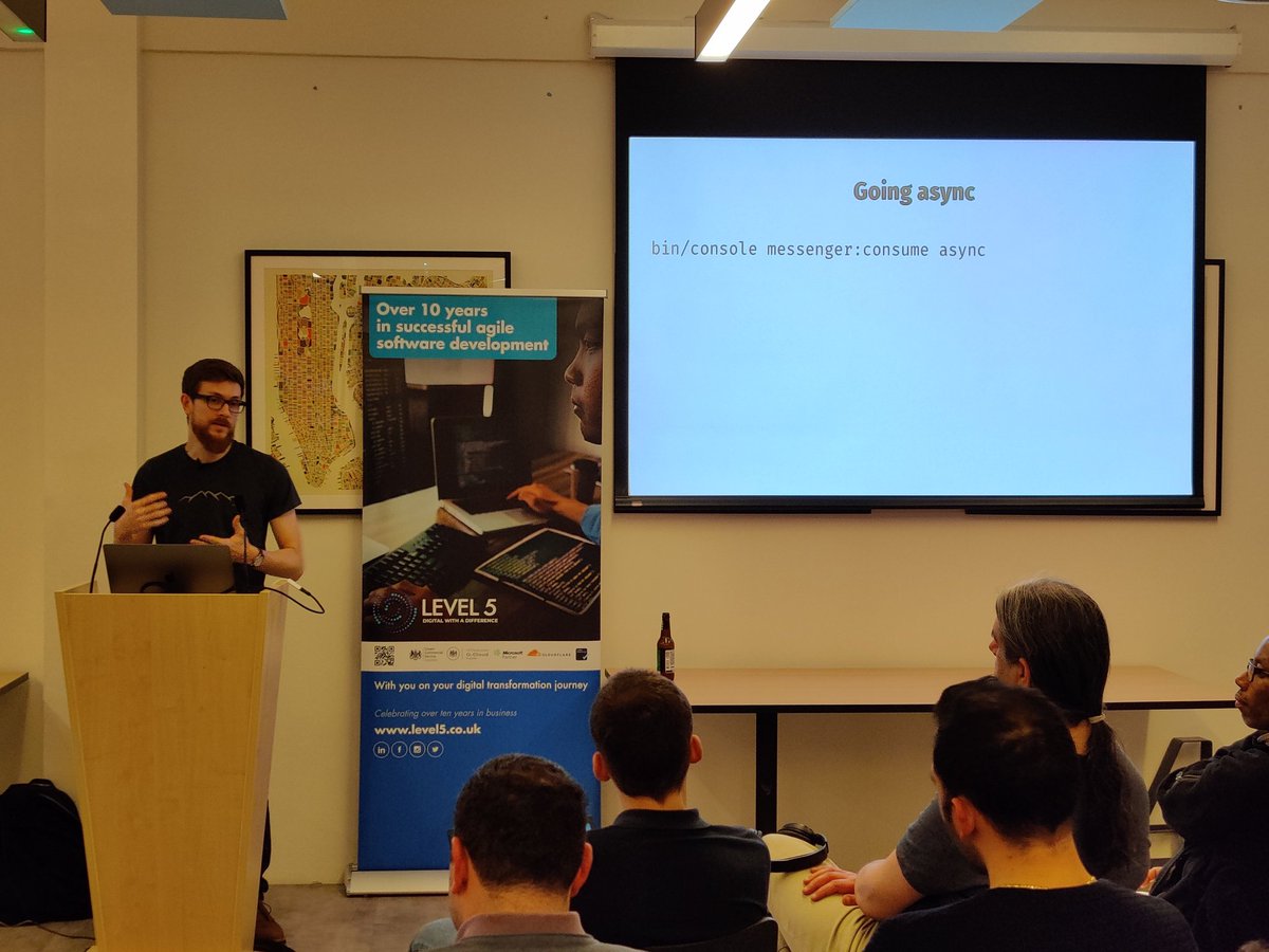 goacodigital's tweet image. We are at the Symfony UK meetup.

#symfonyuk #level5