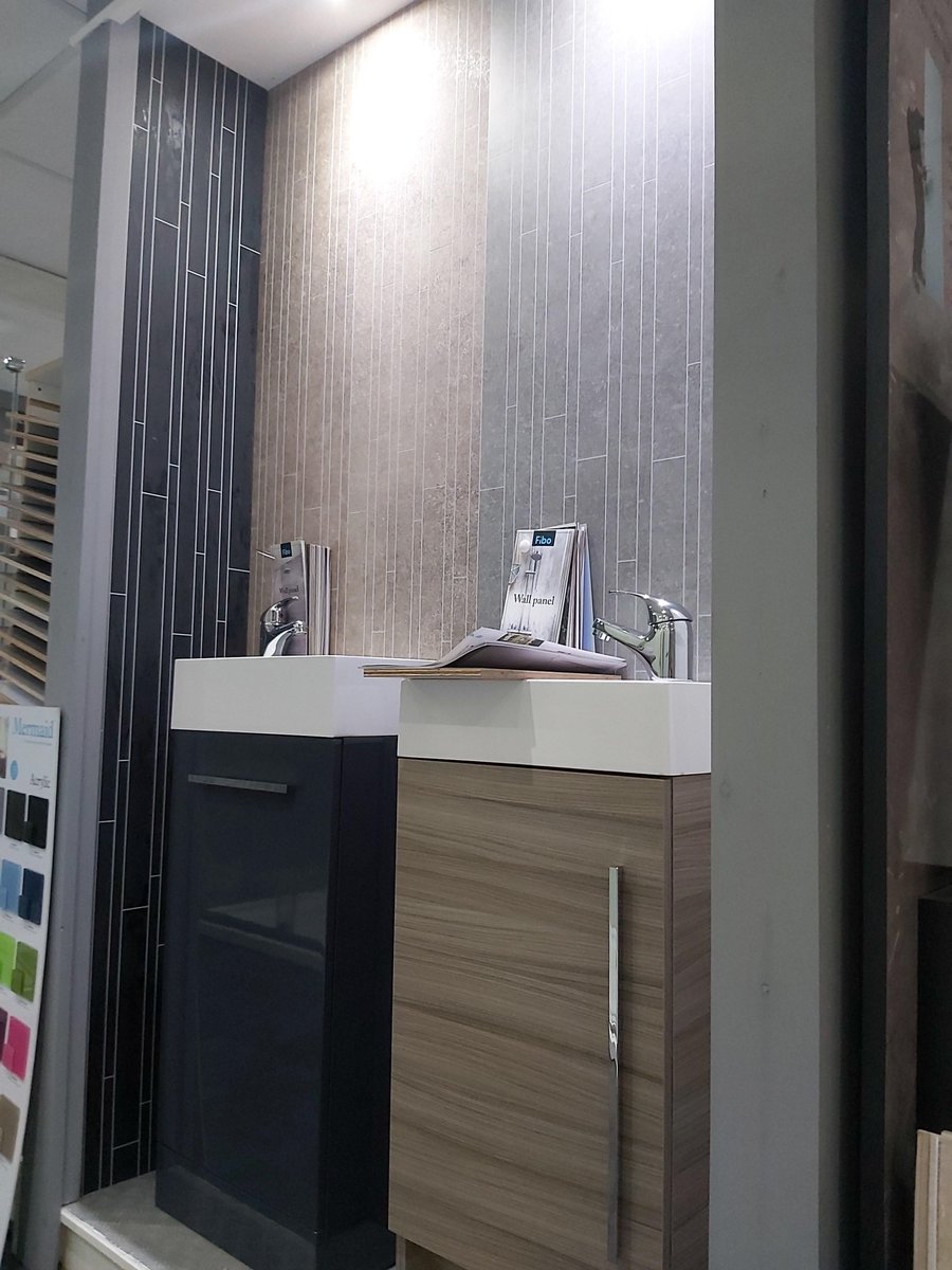 Fibo_UK's tweet photo. No, that isn't grouting you see ๐ our unique #TileEffect panels come with all the aesthetics and feel of tiles, but the benefit of #NoGrouting, #NoMess and better #Hygiene. https://t.co/xTHM1D4OvN