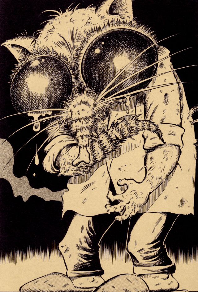 SumPunkWhoCares's tweet photo. #MonsterProfile:#CinemaCycle:#TheFly (again):
Left:Artist:#DanMumford:Right:Artist:#TatsuyaMorino:
Ah...these images were just too good not to include in this cycle. https://t.co/x2AvQdOdKH