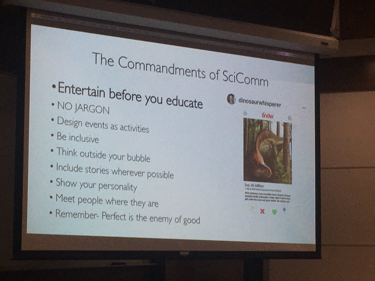 SharpKoty's tweet photo. #Squidmobile sighting today @myrwu!! What a treat for our RWU students and faculty to get hot tips on #scicomm from the one and only @SarahMackAttack https://t.co/8B0sLQvEPR
