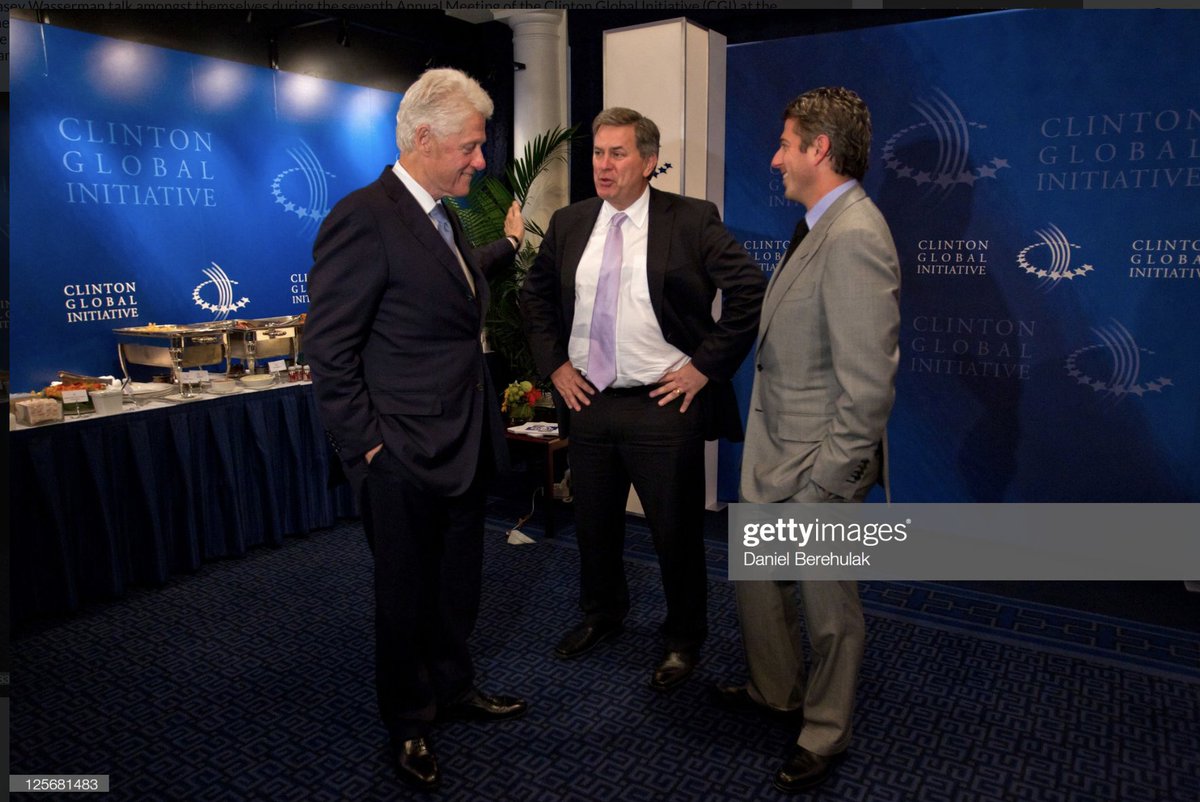 "Three strikes" mastermind Bill Clinton needs no introduction. But let's look at his and Casey's relationship more closely.Strike 1: Wasserman is a major donor to the Clinton Foundation, which he's used to leverage special State Department privileges for his clients.