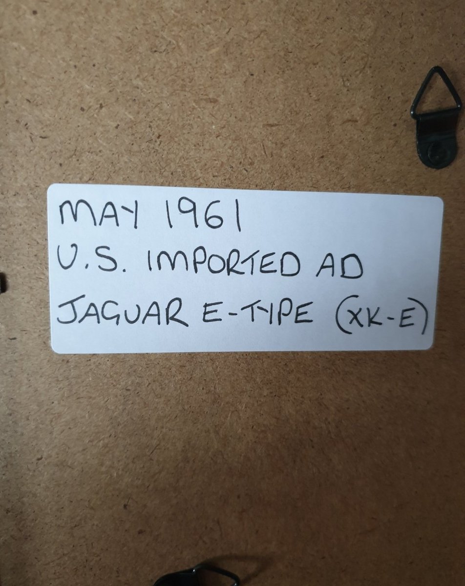 classic_sale's tweet photo. 59 years old E-Type Jaguar original framed US imported ad #Jaguar #Etype #leapingcat #60s π¬π§πΊπΈ #classiccars #forsale
Β£14.99 with free UK delivery
DM for details or for other makes/models you are looking for https://t.co/0KUTm0vCyQ