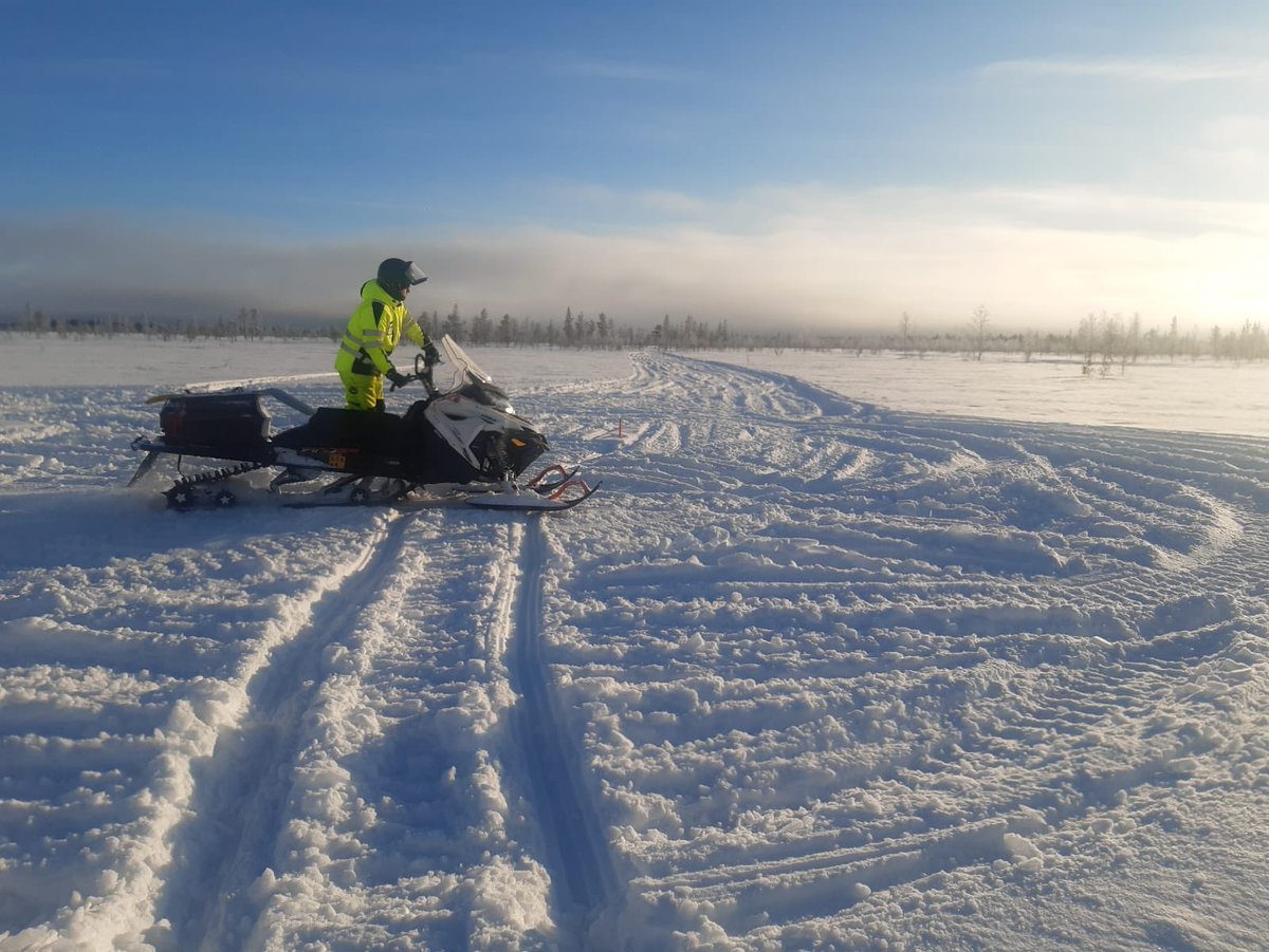 On etuoikeus tehdä töitä tällaisissa maisemissa! #malminetsintä #kaivosteollisuus #palsatech #kenttätyöt #lappi #kevät