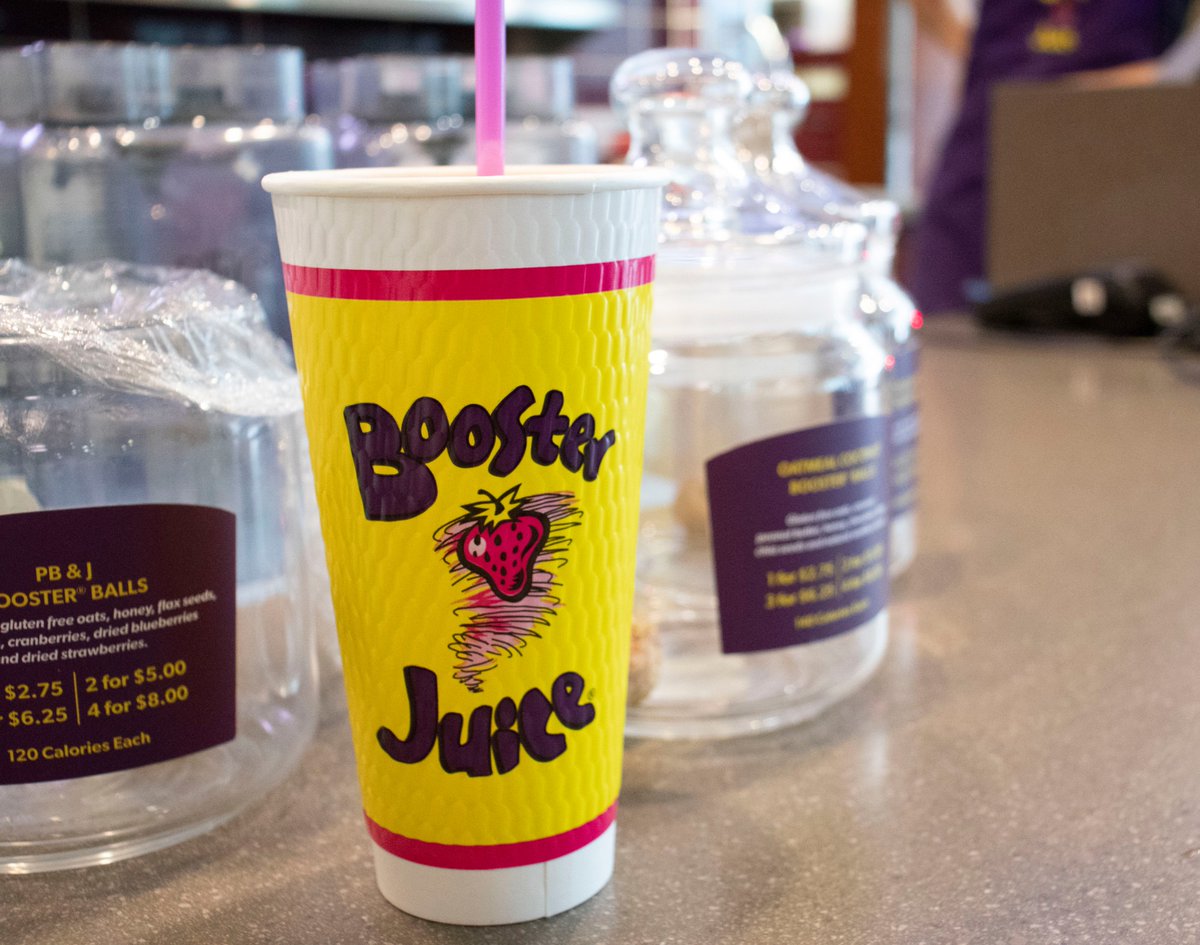 It's never too cold for a frozen drink 😝...Booster Juice in ETB is blending up yummy smoothies along with scrumptious snacks and grab n go meals.