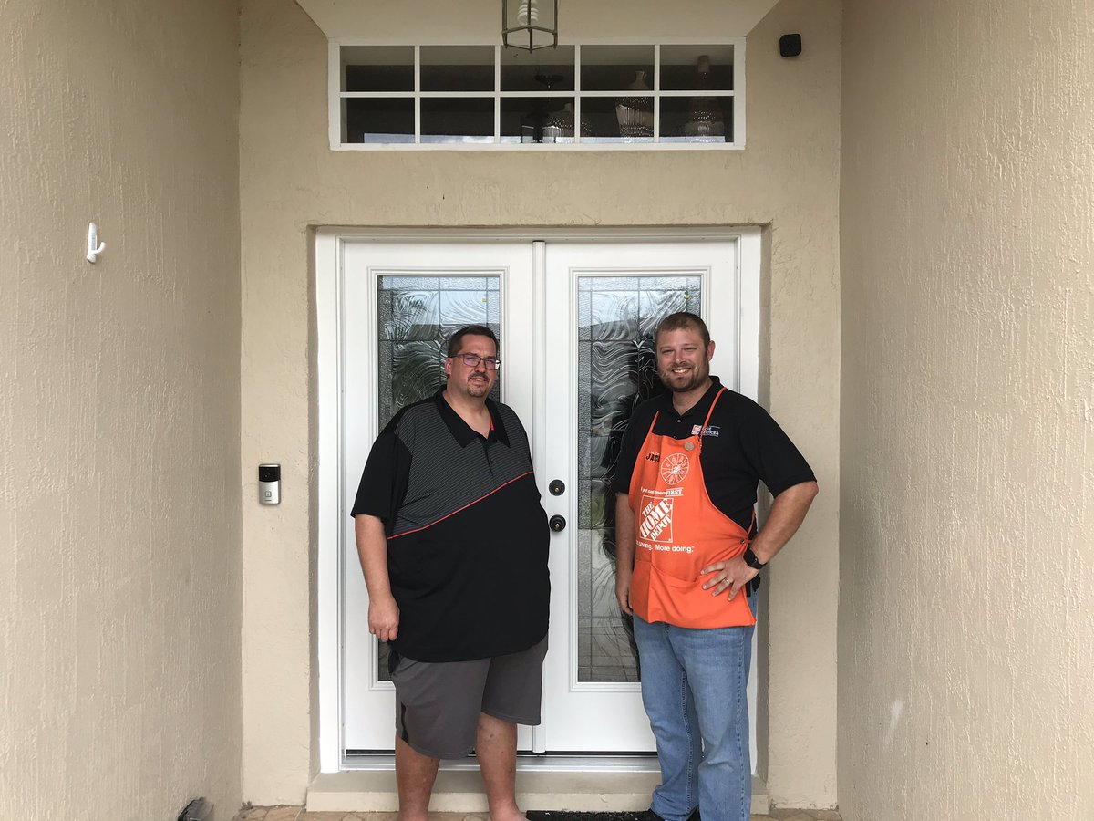 McMurrayTHD's tweet photo. HDIS Orlando completes door install with another happy customer. @TackettTHD @TampaBSM_RobinK @RGM_MarcialRod @BillReillyHDE @THD_Jay @frankneberthd @HDE_HenryD https://t.co/BZBeTkuo2e