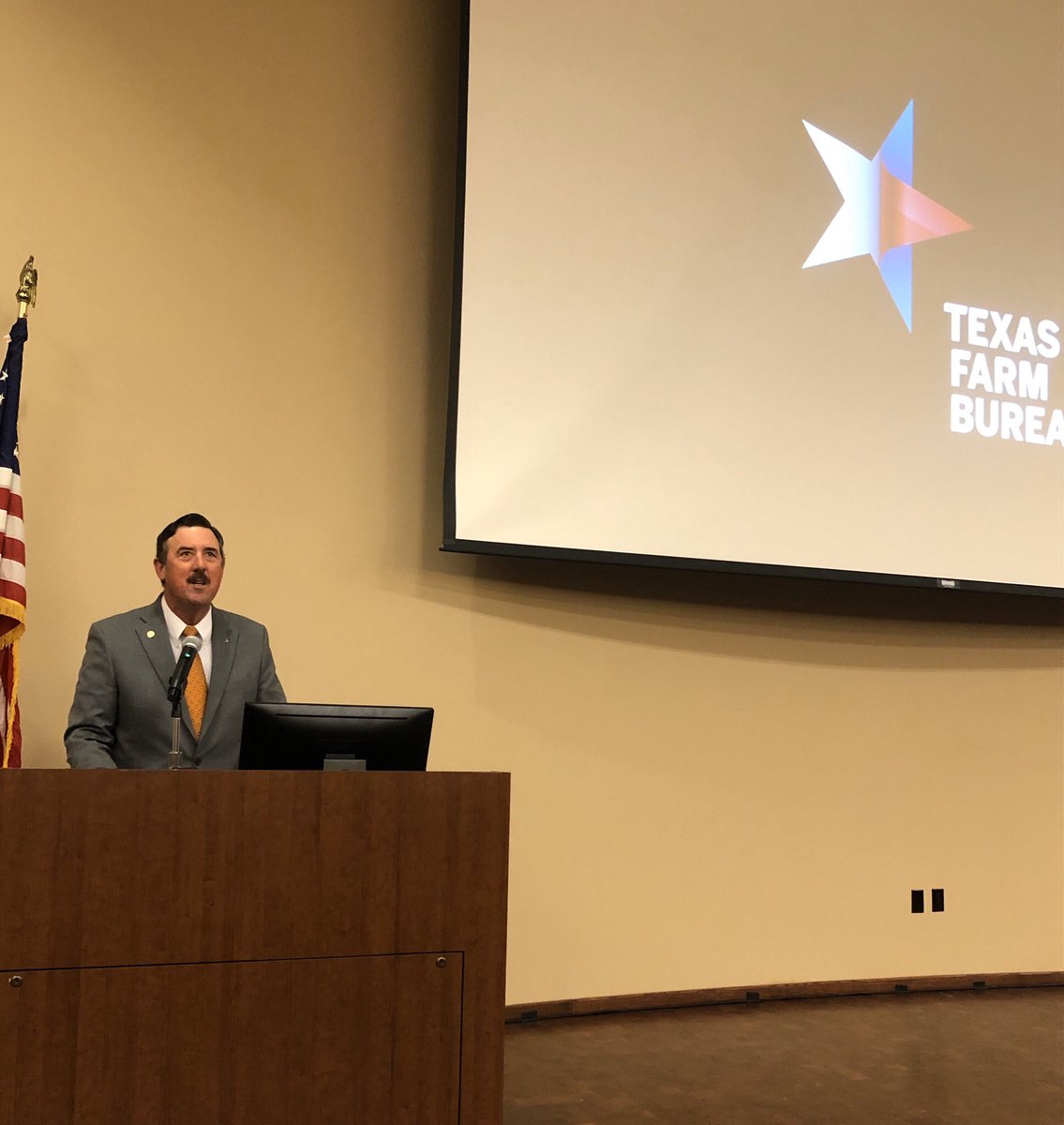 TexasFarmBureau's tweet photo. #TexasFarmBureau President @RBoening kicks off the Presidents’ Conference in Waco today! #txfbmeets https://t.co/587TdyAbcz