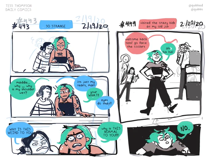DAILY COMICS THAT I MAKE ABOUT EVERY DAY! buckle up folks these next few weeks are gonna be pretty stale 
https://t.co/DIKidban1n 