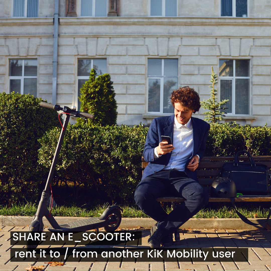 kikmobility's tweet photo. Help KiK Mobility create a healthy community by sharing your KiK with others and practicing safe riding techniques!
⁠
#scooters #escooter #electricscooter #kikmobility #getshareearn #sharedmobility⁠ #urbanmobility #futuremobility #micromobility #skipthetraffic #shareexperience https://t.co/JkLaVZCzJi