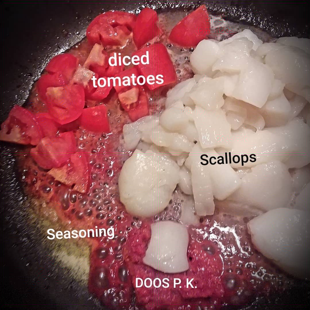 DOOSPK's tweet image. No #ShellfishAllergy, well here's a great addition to your diet.  Hollow out an #avocado, #tomato or #cucumber and fill them with this healthy delight topper, rich in protein and low in calories #scallop with an international depth of flavor &amp;amp; a sensual aroma for #spicyfood. . .
